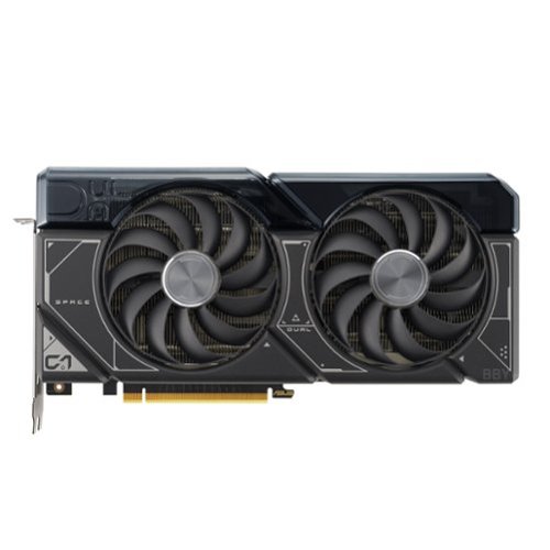 ASUS - Dual NVIDIA GeForce RTX 4070 SUPER 12GB GDDR6X PCI Express 4.0 Graphics Card - Black-Front_Standard 