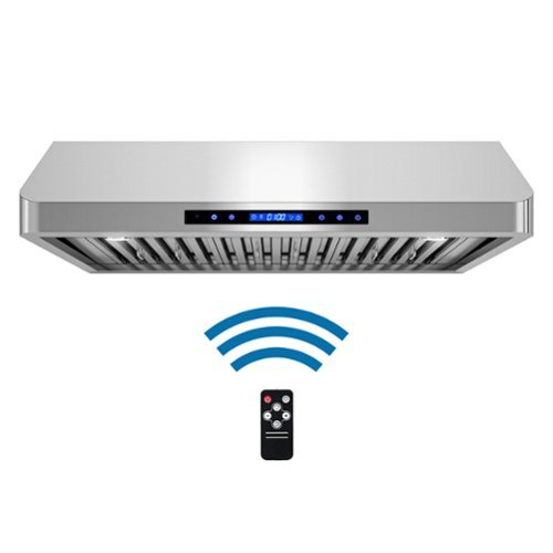 COSMO - 36 inches - Convertible - Under cabinet Range Hood - Stainless Steel-Front_Standard 