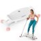 MERACH - Slide Steppers for Exercise at Home Stair Stepper with Resistance Bands - White-Front_Standard