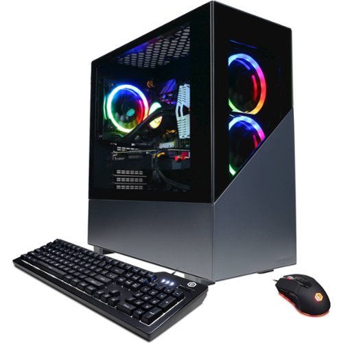 CyberPowerPC - Gamer Supreme Gaming Desktop - Intel Core i7-11700KF - 16GB Memory - NVIDIA GeForce RTX 3060 Ti - 1TB SSD - Black-Angle_Standard 