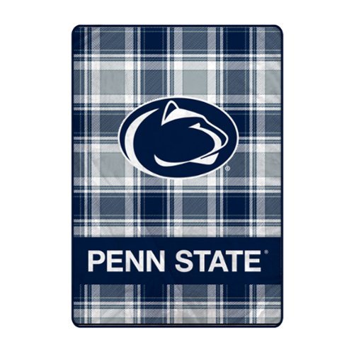 Pegasus - Penn State Nittany Lions 66" x 95" Oversized Plaid FAN-mily Ultra Cozy Blanket - Multicolor-Front_Standard 