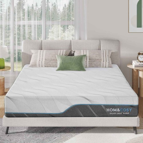 Vipbear - Extra Firm Twin Mattress 10 Inch-Queen Medium - Extra Firm Dual Sides Flippable Mattress - Gray-Front_Standard 