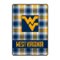 Pegasus - West Virginia Mountaineers 66" x 95" Oversized Plaid FAN-mily Ultra Cozy Blanket - Multicolor-Front_Standard