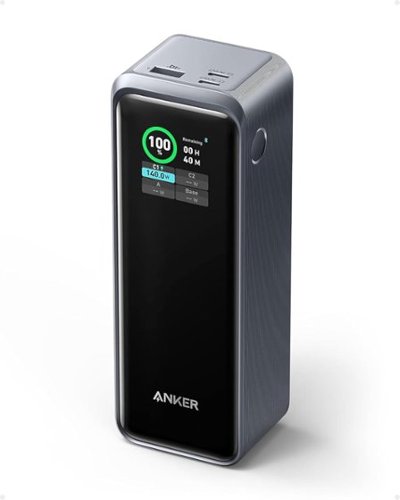 Anker - Prime 27,650mAh Power Bank (250W) - Black-Front_Standard 