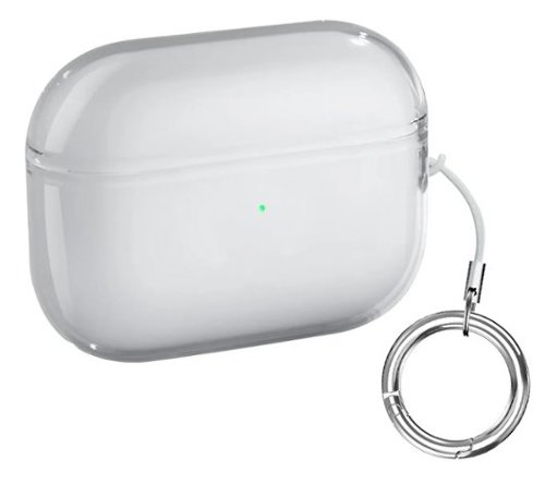 SaharaCase - Hybrid Flex Series Case for Apple AirPods Pro (2nd Generation) - Clear-Front_Standard 