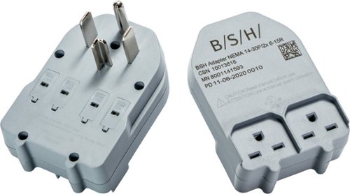 Bosch - 240-Volt NEMA 14-30P to 6-15R 4-Prong Dryer Power Cord Plug Adaptor - Multi