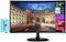 Samsung - CF390 Curved 24" FHD VA Monitor, AMD FreeSync, Anti-Glare, VESA Mount, HDMI & DKZ Hub, (LC24F390FHNXZA) - Black-Front_Standard