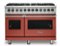 Viking - 5-Series Dual Fuel Self-Clean 48"W Sealed Burner Range - Spiced Cider-Front_Standard