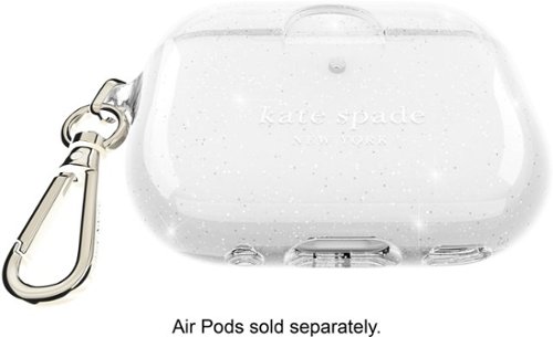 kate spade new york Protective Case for Apple Airpods 4th Generation - That Sparkle Silver GLOBAL SHIPPING