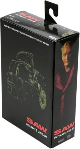 NECA Saw (Franchise) 7” Scale Action Figure - Ultimate Jigsaw Killer (Black Robe) GLOBAL SHIPPING