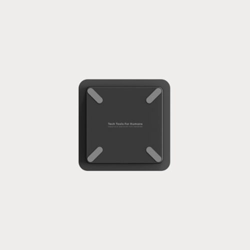 Moment Dual Wireless Charging Magnetic Phone Stand - Black WORLDWIDE DELIVERY