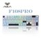 AULA - F108 Pro, 104-Key Wireless Hot Swappable Mechanical Gaming Keyboard, RGB, Knob, 8000 mAH Battery, Digital Screen - Blue / White / Black Purple-Front_Standard