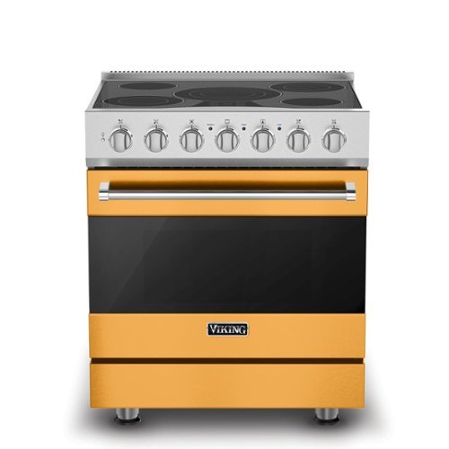 Viking - 3-Series Electric Self-Clean Range - Daffodil