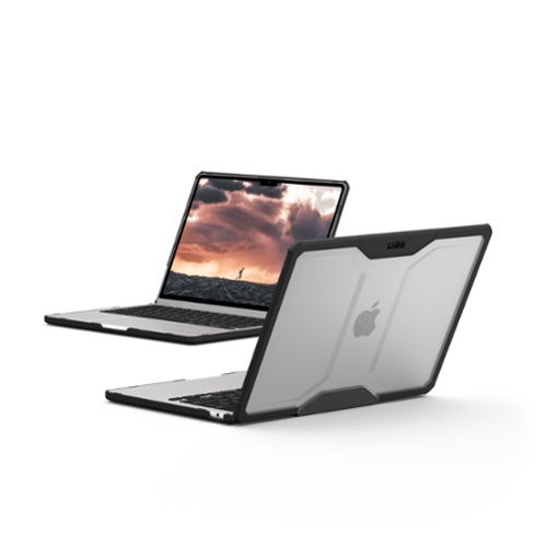 UAG Plyo Case for Apple MacBook Air-M2 13.6 Chip 2022 - Ice/Black INTERNATIONAL SHIPPING