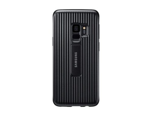 Samsung - Galaxy S9 Protective Standing Cover I Color: - Black-Front_Standard 