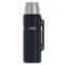 Thermos - Stainless King Vacuum Insulated Stainless Steel Beverage Bottle 1.2 L - Matte Blue-Front_Standard
