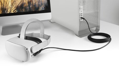 Insignia™ 16.4' USB-C Virtual Reality Headset Cable for Meta Quest 2 and 3 - Black WHERE TO BUY