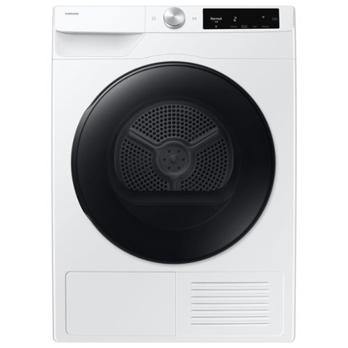 Samsung - 4.0 cu. ft. Heat Pump Dryer with AI Smart Dial and Wi-Fi Connectivity - White