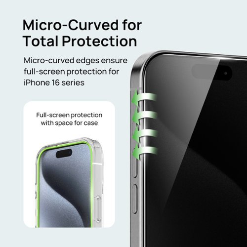 Sodi 2 Pack Privacy Screen Protector Tempered Glass for iPhone 16 Pro 6.3-Inch with 2 Pack Camera Lens Protector - Black WORLDWIDE DELIVERY