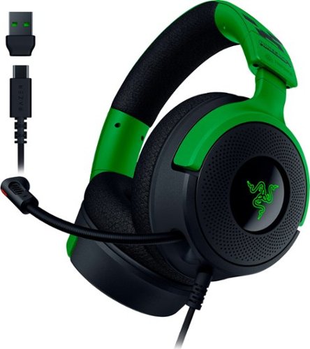 Razer Kraken V4 X Wired Gaming Headset - Minecraft Edition: USB, PS5 & Switch Compatible