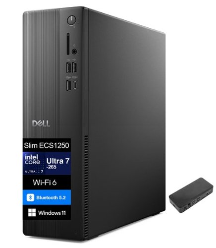 Dell Slim ECS1250 Desktop (Intel Ultra 7 265, 32GB DDR5, 2TB PCIe