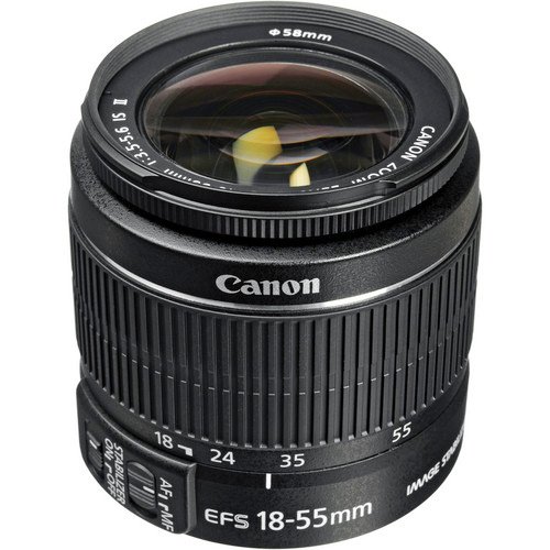 Canon EF S 18 55mm f/3.5 5.6 IS II SLR Lens (White Box) 18-55 II