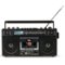 QFX - Radio/Cassette to MP3 Boombox Converter - Black-Front_Standard