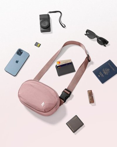 tomtoc SlingBean-T32 1.5L Sling Bag with RFID Blocking, Belt Bag Fanny Pack Waist Bag Crossbody Bag for Travel, Everyday - Pink WHERE TO BUY