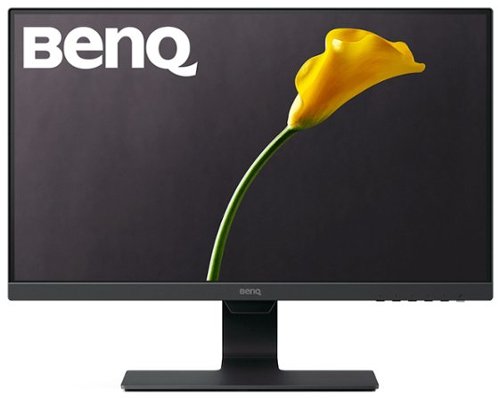 BenQ - GW2480 23.8" IPS LED 1080p Monitor FHD 60Hz Ultra-Slim Bezel with Adaptive Brightness (VGA/HDMI/DP) - Black-Front_Standard 