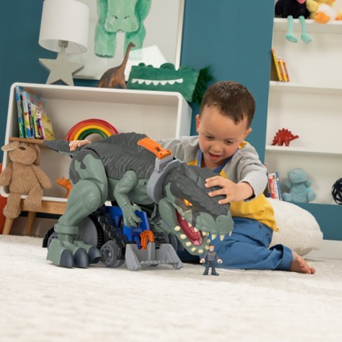 Imaginext Jurassic World Mega Stomp & Rumble Giga Dino GLOBAL SHIPPING