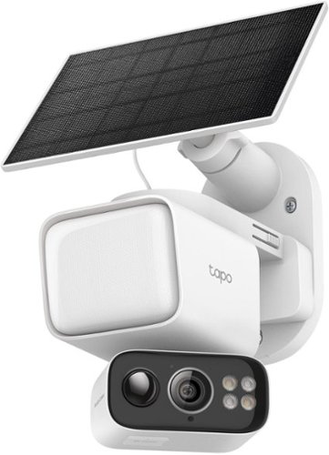 TP-Link Tapo Floodlight and Wireless Pan-Tilt Security 2K QHD Camera, 360° Coverage, with Solar - No Monthly Fees - White BUY IN GERMANY