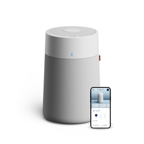  Blueair - Blue Pure 511i Max 1138 sq ft HEPASilent Small Room Bedroom Air Purifier - White/Gray
