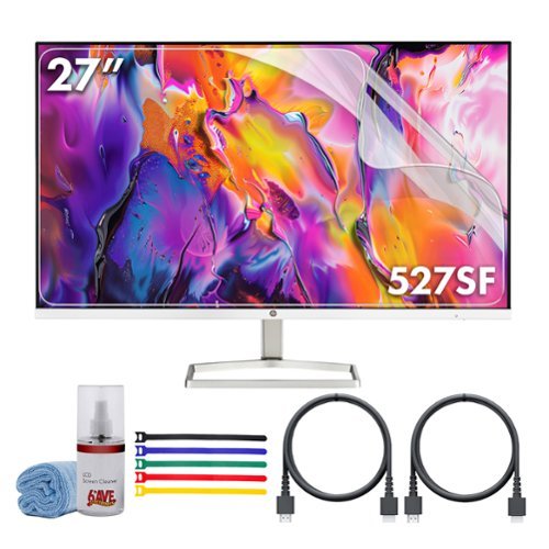 HP - 527SF 27" 16:9 FHD 1080p IPS Slim Monitor Bundle-Front_Standard 