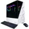 CyberPowerPC - Gaming Desktop - Intel Core Ultra 7 265F - Intel Arc B580 12GB - 32GB DDR5 RGB - 2TB PCIe 4.0 SSD - White-Front_Standard