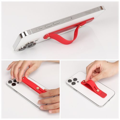 SaharaCase FingerGrip Cell Phone Holder Strap for Most Cell Phones - Red HOW TO BUY