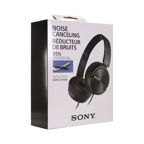 Sony MDR ZX110NC Noise Canceling On Ear Headphone + In Ear