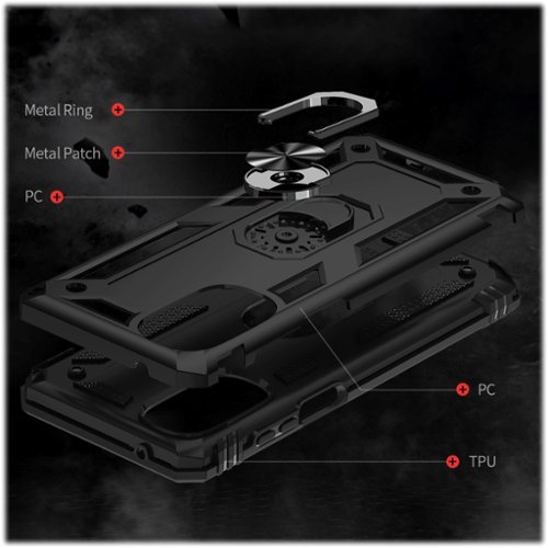 SaharaCase Military Kickstand Case for Motorola G Stylus 4G 2022 - Black SHOP ONLINE