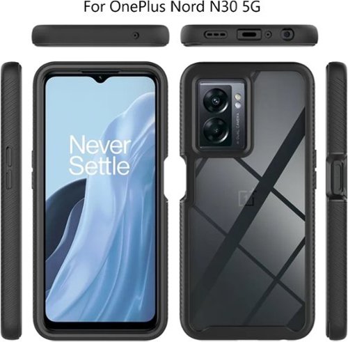 SaharaCase Anti-Slip Series Case for OnePlus Nord N30 5G - Black GLOBAL SHIPPING