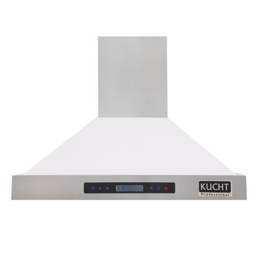 Kucht - 30 inches - Externally Vented - Wall Range Hood - White-Front_Standard 