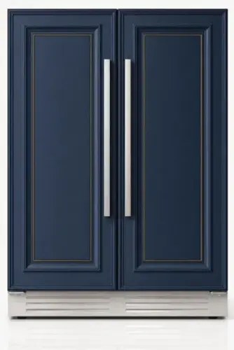 Front. Ca'Lefort - 24 Inch Panel Ready Wine and Beverage Refrigerator - 60 Can and 20 Bottle Wine Fridge Dual Zone (Panels Not Included) - Stainless Steel.