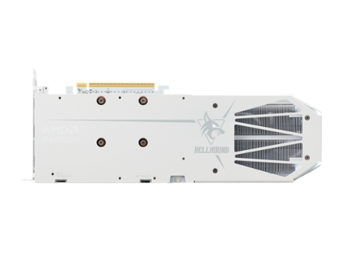 PowerColor Hellhound RX 9060 XT 16GB GDDR6 PCIe 5.0 ATX White