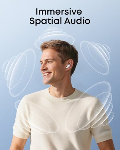 Soundcore by Anker Liberty Buds Semi-In-Ear Adaptive Noise Cancelling Bluetooth Wireless Earbuds - White WHERE TO BUY