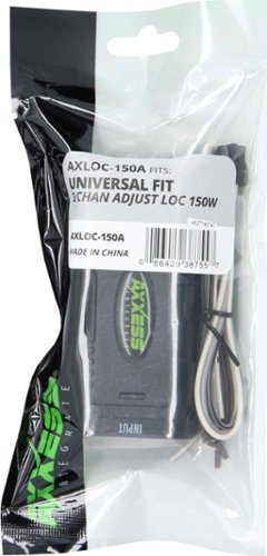 Metra 2-CHANNEL ADJUSTABLE LOC 150W - Black BUY ONLINE
