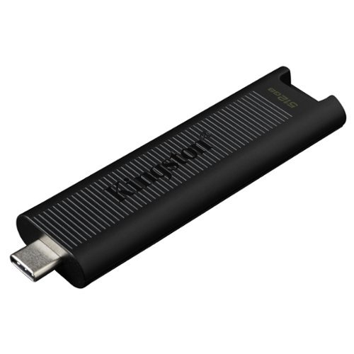 Kingston - DataTraveler Max 512GB USB-C Flash Drive with USB 3.2 Gen 2 Performance DTMAX/512GB-Front_Standard 