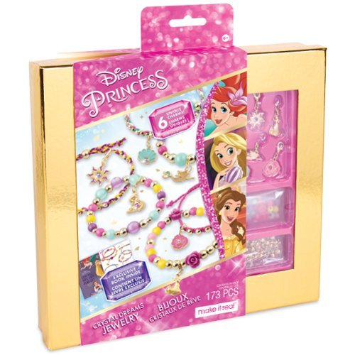 Make It Real - Disney Princess: Crystal Dreams Jewelry Kit, 173 Pieces
