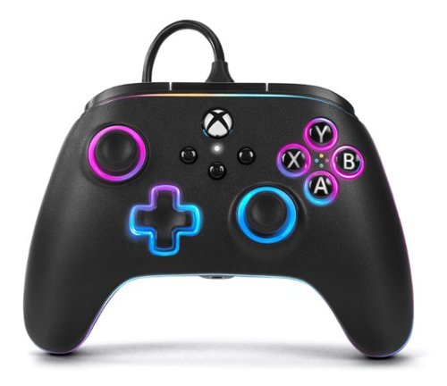 PowerA - Advantage Wired Controller for Xbox Series X|S with Lumectra - Black