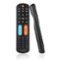 Philips - OneTouch Big Button MotionGlow Universal Remote for Samsung Smart TV, LG, Sony, VIZIO, Fire TV, Roku TV - Black-Front_Standard
