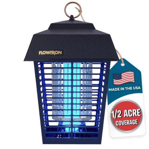 Bug Zapper, Mosquito Zapper with 1/2 Acre of Coverage, 15W Bulb & 5600V Killing Grid-Front_Standard 