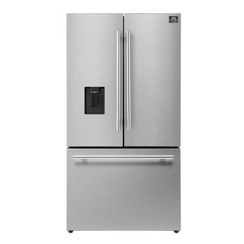Forno Appliances - Aosta 22.4 Cu. Ft. French Door Refrigerator with Automatic Ice Maker - Stainless Steel