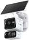 TP-Link - Tapo Wireless Dual-Camera Security, Pan-Tilt, 360° Viewing Coverage, 2K Crystal-Clear Video with Solar - No Monthly Fee - White-Front_Standard